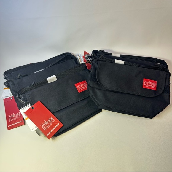 **5 PACK** BRAND NEW! Manhattan Portage XXS Messenger Bag Black - Picture 5 of 7